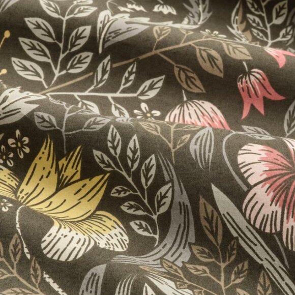 IKEA KÄRRDUNÖRT Duvet cover and pillowcase(s), dark green/multicolor, Full/Queen - Picture 4 of 4